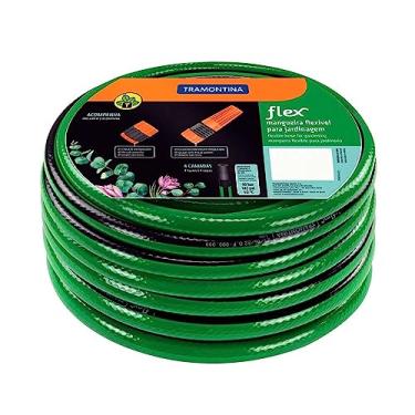 Imagem de Mangueira Tramontina Pvc C/Engate e Esguicho Flex 20m Verde
