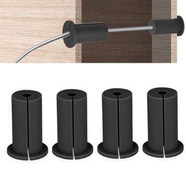 Imagem de Gommet de Cabo Ethernet de Borracha 1 Polegada, Bucha de Passagem de Parede para Casa e Ao Ar Livre, Kit de Roteamento de Cabos, Cabos de Organização do Cordão Com Pequenos