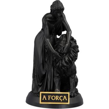 Imagem de Estátua A Força - Arcano Maior de Tarot (Cor Aurum Noctis)