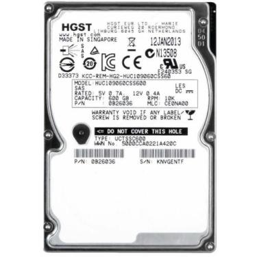 Imagem de Hd Hgst 600gb Sas 2,5 10k  - Huc109060css600