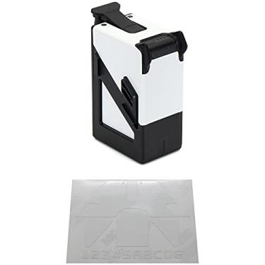 Imagem de WRAPGRADE Skin compatível com DJI FPV | Uma bateria (branco de corrida)