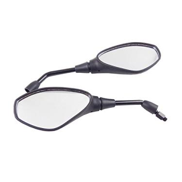 Imagem de Espelhos laterais para motocicleta de serviço pesado OKSTNO - parafusos de montagem em sentido horário de 10 mm para Kawasaki, Suzuki, Honda, Victory e outros paresOKSTNO marrom OK-TY-15