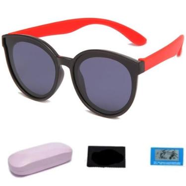 Imagem de Óculos De Sol Infantil Flexível Gatinho Polarizado Uv400 - KIDS, 6, Pr