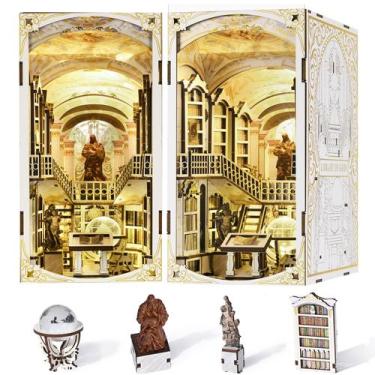 Imagem de Book Nook Kit MiniCity DIY Library of Gods com luz LED