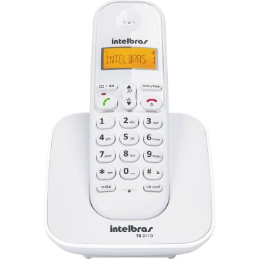 Imagem de Telefone sem Fio ID Intelbras TS3110 Branco