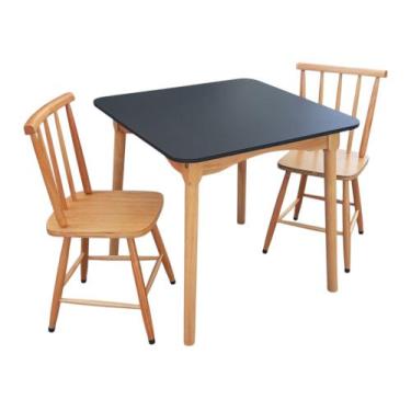 Imagem de Jogo de Jantar Colonial Brisa Mesa 80X80 cm 02 Cadeiras Top ( QUADRADA