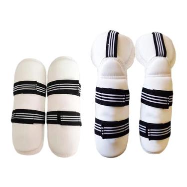 Imagem de MotiveTech Equipamento de Proteção de Taekwondo para Treinamento E Sparring de Artes Marciais, Protetores de pernas e braços M
