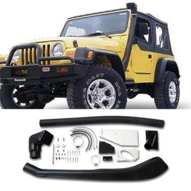 Imagem de Kit de snorkel de carro mangueira de admissão de ar compatível com Wrangler dianteiro snorkel deserto admissão duto acessórios para carro