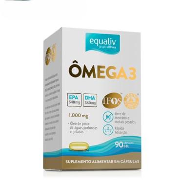 Imagem de Ômega 3 Equaliv 1000mg com Alta Concentração de EPA e DHA – 90 Cápsulas Gel