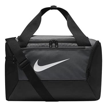 Imagem de Nike Bolsa esportiva Brasilia PP - 9.0, Ferro cinza/preto/branco, X-Small, Nike Bolsa esportiva Brasília X-pequena - 9.0