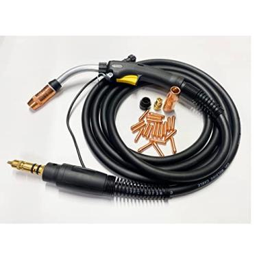 Imagem de Mig Gun Substituição para Bernard BTB 400 Amp Q40 4,5 m Conector Miller Centerfire Parts (arma de magnésio com kit de 0,88 cm)