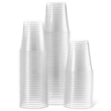 Imagem de Configurações de Copos de Plástico Descartáveis Transparentes Ótimos para Suco, Água, Soda, Cerveja, Uso em Festa, Casa, Escritório, Piquenique, Churrasco ou Evento, 3 Pack, 5 Oz, 1