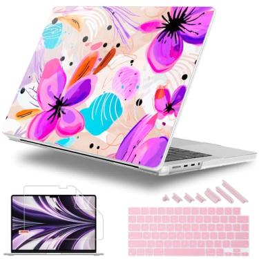 Imagem de Lepeoac Capa para MacBook Pro de 16 polegadas versão 2021 2022 2023 A2991 M3 A2780 M2 A2485 M1 Pro/Max, [resistente a choques] Capa rígida com protetor de tela, capa de webcam e capa de teclado,