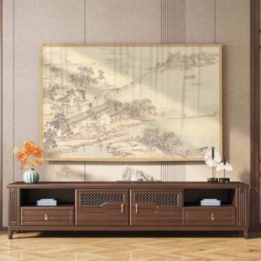 Imagem de HSTANGKY Capa de TV 32-80 polegadas capa contra poeira capa macia para TV/PC capa de exibição interna proteção de tela de televisão/computador moderna sala de estar quarto decoração - amarelo1||55