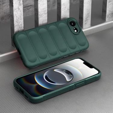 Imagem de para iPhone 16e 16 15 14 13 12 11 Pro Max Plus 4G 5G 2025 Antiderrapante Soft Silicone Phone Case Shell Cover, Verde Escuro,iphone 11 Pro