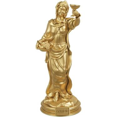 Imagem de Estátua Carpo Deusa Grega do Outono - Horas (Cor Ouro)