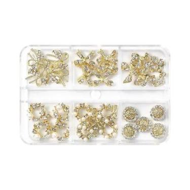 Imagem de Luxo 6 Grades Brilhante Saturno Planeta 3d Cristal Strass Decorações D