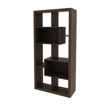 Imagem de Estante Organizadora com Nichos E1712 Nogal Tecnomobili