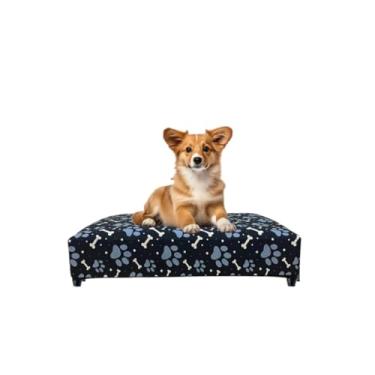 Imagem de Cama Para Cachorro Box Suede Luxe Confort (ESTAMPA AZUL)