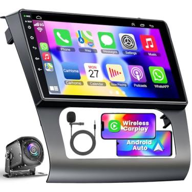 Imagem de Rádio de carro 4G + 64G para Nissan Altima 2008 2009 2010 2011 2012, suporta carplay sem fio Android Auto, navegação GPS, controle de volante, Mirrorlink, FM, Bluetooth, câmera de reserva (serve para