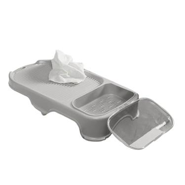 Imagem de KIMISS Placa de Lavagem Mini 2 Em 1 Sabol de Lavanderia Portátil Com Sabão para Lavar Roupas Eficientes, Design Compacto para Dormitórios e Pequenos Espaços