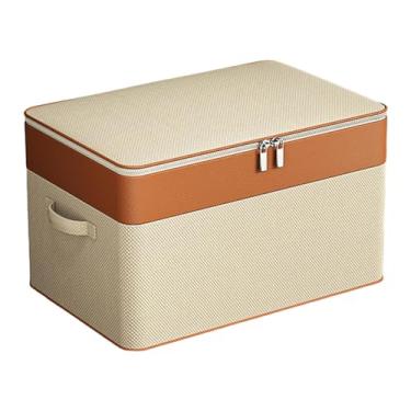 Imagem de Bothyi Bolsa de Armazenamento Dobrável para Colchas, Caixa de Armazenamento de Brinquedos, Organizador Portátil para Roupas, Organizador de Viagem para, 1 Camada 56x36x35cm, Tamanho real