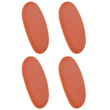 Imagem de HARFINGTON 4 peças de costelas de cerâmica 10,4 cm x 5,2 cm ferramentas de escultura de cerâmica de borracha de silicone macio para acabamento, modelagem e suavização, remoção de marcas de dedo