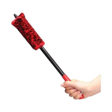 Imagem de Escova De Detalhamento De Rodas De Carro Flexível Com Anel De Aço, Mal