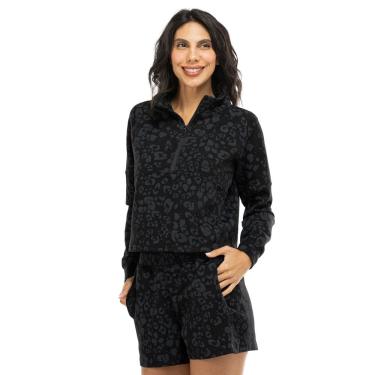 Imagem de Blusão Feminino Oxer Half-Zíper Estampado