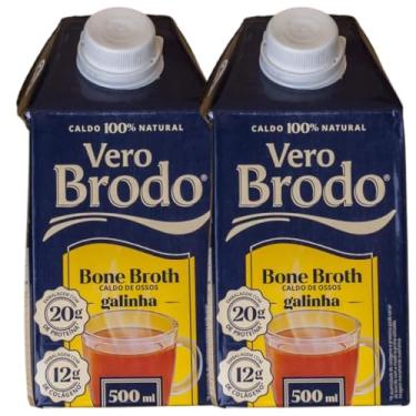Imagem de Combo 2 Un Caldo De Ossos Bone Broth De Galinha 500ml Vero Brodo