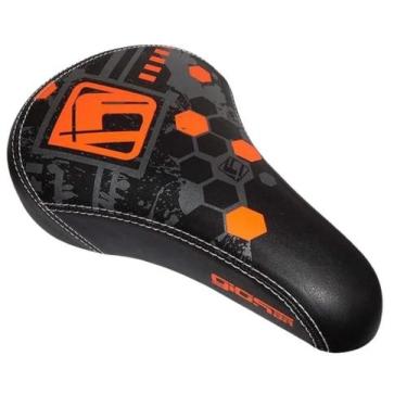 Imagem de Selim gios gl-1109 - freeride, Preto, Laranja, Cinza, UNI