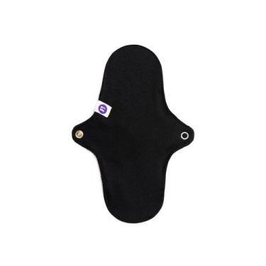 Imagem de Absorvente Reutilizável Fluxo!  Fluxo Leve, Preta
