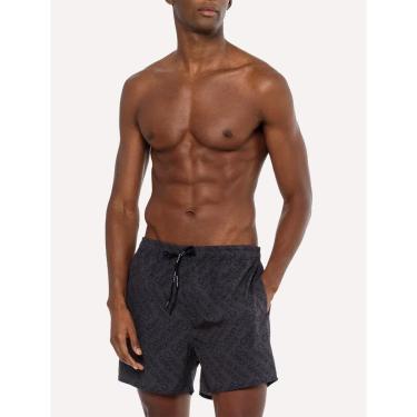 Imagem de Short Calvin Klein Swimwear D'Água Full Logo Chumbo-Masculino