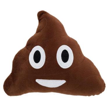 Imagem de Almofada Pelúcia Emoji Bordado Emoticon Whatsapp 45x45 CM - Vitor Bord