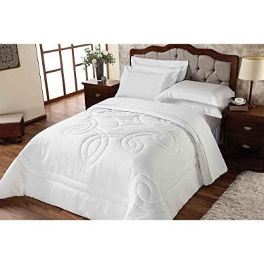 Imagem de EDREDOM PERCAL 500 FIOS - CASAL - BRANCO - 220 x 240 PLUMASUL