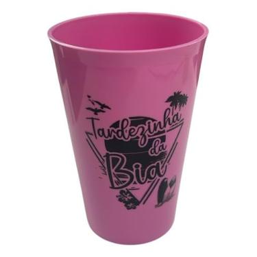 Imagem de Kit 50 Copos Ecológicos Personalizados 200ml – Reutilizáveis para Festas e Eventos (Rosa Claro)
