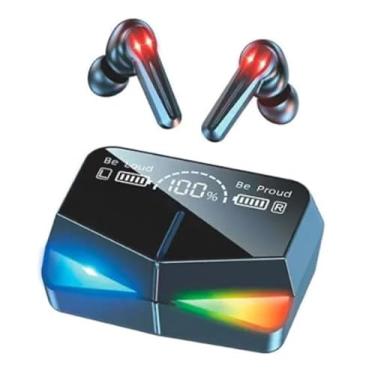 Imagem de Fone de Ouvido Bluetooth 5.3 Display e Led RGB, TWS, Stéreo, Intra Auricular, sem fio, redução de ruído, com microfone embutido, Android Ios Touch gamer HandFree Premium