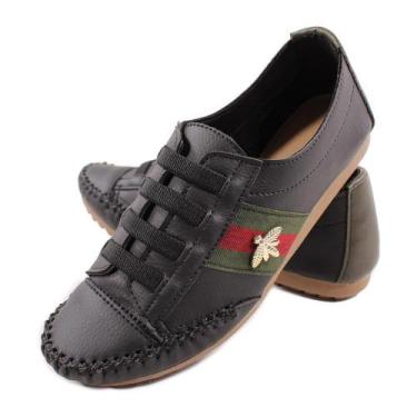 Imagem de Mocatênis Mocassim Tênis Feminino Confort Elástico Macio Casual - Via 