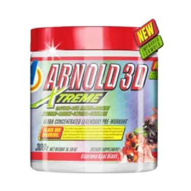 Imagem de Pre-Workout - Arnold 3D Xtreme 300g - Arnold Nutrition - Sabor Guaraná Açaí Blast