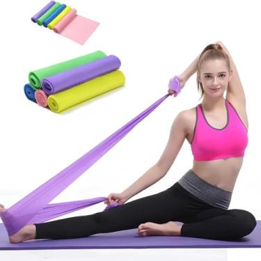 Imagem de Faixa Elástica para Exercícios, Fisioterapia, Musculação, Yoga, Pilates, Treinamento Funcional, Reabilitação, Alongamento, Azul