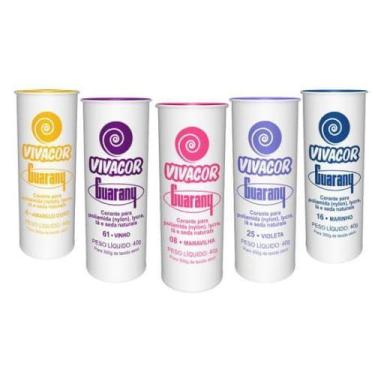 Imagem de Tinta para Tecido Corante Roupas - Vivacor Guarany 40g, Lilás