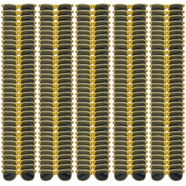 Imagem de QYVEWY Pacote com 200 óculos de sol a granel para adultos, retrô, anos 70, 90, óculos baratos para festa de casamento, Ouro 200