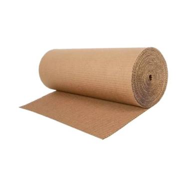 Imagem de Bobina De Papelão Ondulado 1,20 X 30 Metros Embalagem Reforma Casa