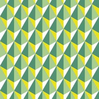 Imagem de Quadro Decorativo com Estampa Geometric Hexagonsscandinavianstyle 50 x 50 Papel 2 unidades