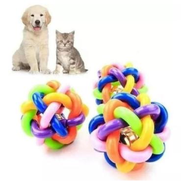 Imagem de Bolinha Trançada Pet O Brinquedo Perfeito p/ Atrair  Atenção - Zein