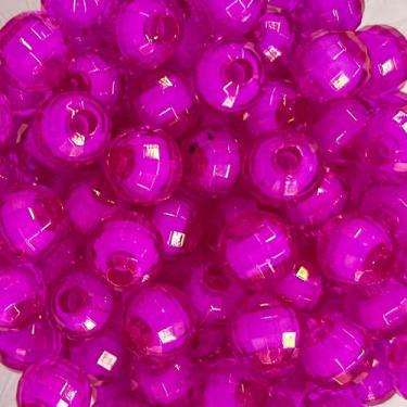Imagem de Missanga bola globinho passante sextavada 8mm aproximadamente 390 peça
