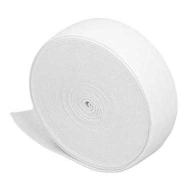 Imagem de LiebeWH Elastic White Band para Costurar 10 Metros de 3,5 Cm de Largura de Cintura Plana Elástica para Criação de Perucas de Roupas e Fabricação de Roupas
