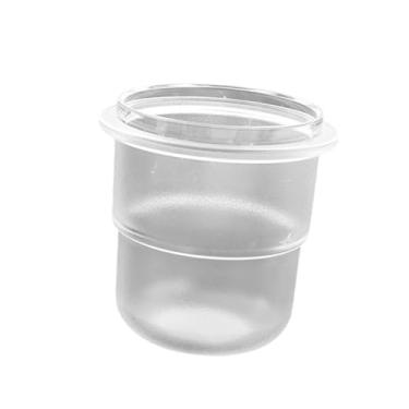 Imagem de IEUDNS Copo dosador de 58 mm, fácil de limpar, prático, engrossador, reutilizável, leve, alimentador de pó, acessório para máquina de café expresso para, Branco
