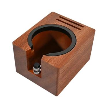 Imagem de AFXGUSD Estação de Café Expresso Premium 51/53/54/58 Mm, Suporte de Madeira para Presente, Porta-filtro com Altura Ajustável, Sem Barril