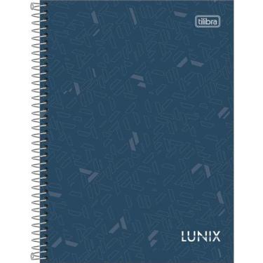 Imagem de Caderno Espiral Universitário Lunix 1 Matéria 80 Folhas Capa Dura Tili